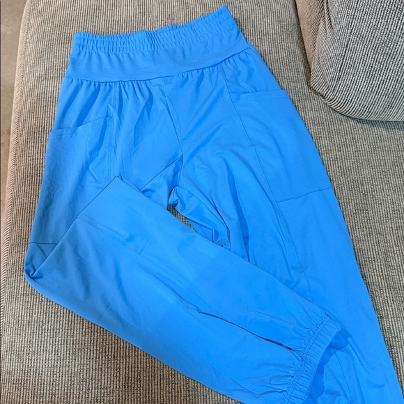 mintreus Pants - NWT Women's Blue Wide Yoga Harlem Jogger Baddie Comfy Super Cute Soft Stylish